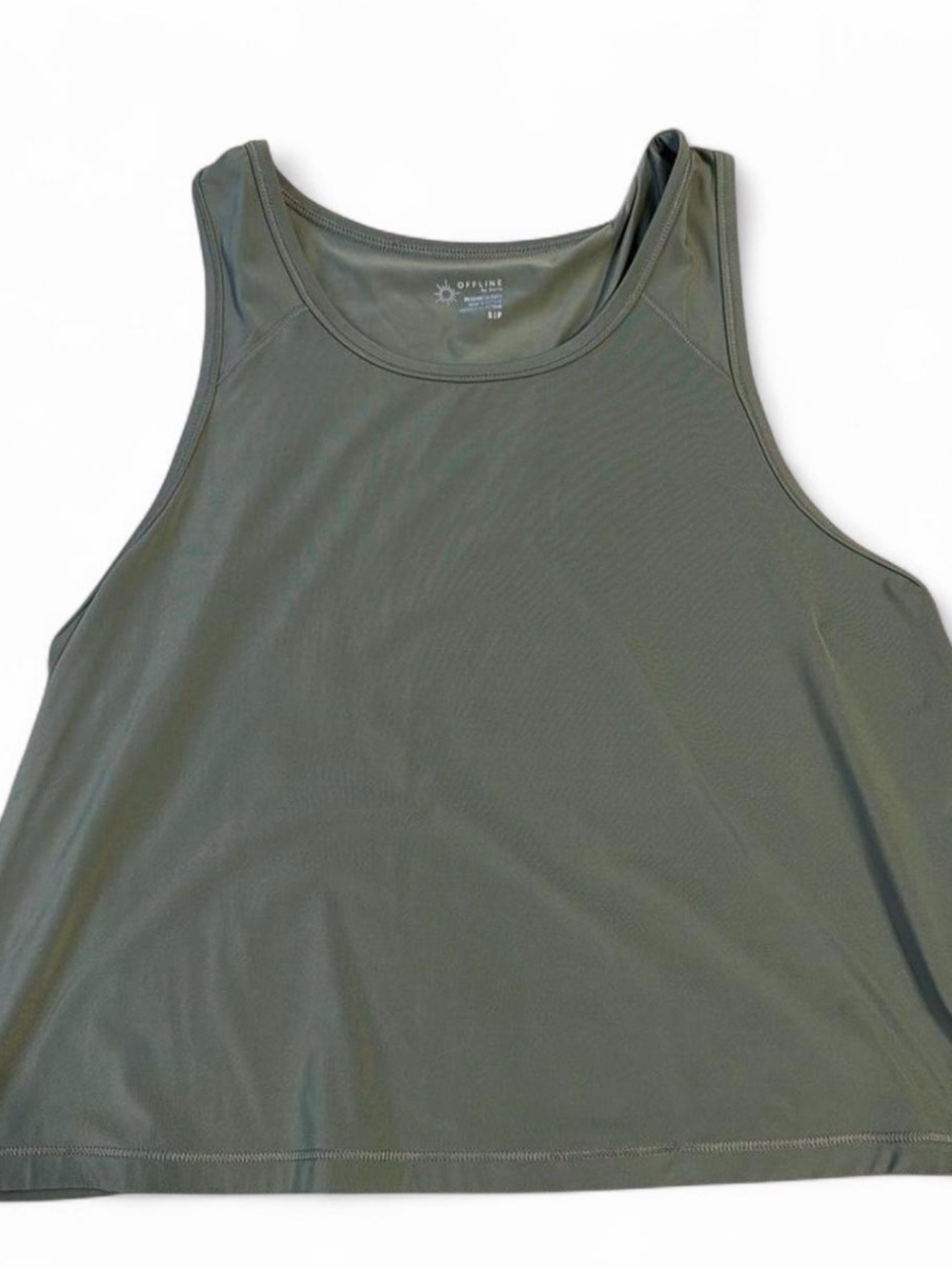 Men's Olive Green Performance Tank